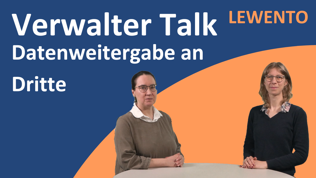 Verwalter Talk: Datenweitergabe an Behörden