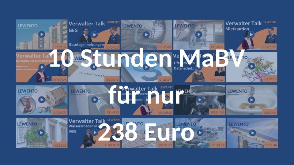 10 Stunden MaBV für nur 238 Euro